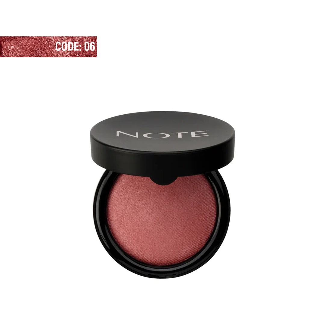 note-cosmetics-terracotta-blusher-06-hot-rose رژ گونه تراکوتا مولتی کالر نوت شماره ۰۶ - Hot Rose