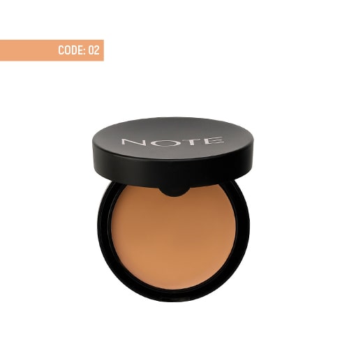 note-luminous-silk-cream-powder-02-natural-beige پنکک چرب لومينوس سيلک نوت شماره ۰۲ - بژ طبیعی