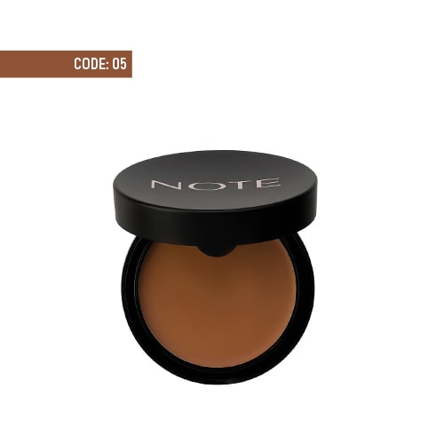 note-luminous-silk-cream-powder-05-honey-beige پنکک چرب لومينوس سيلک نوت شماره ۰۵ - بژ عسلی