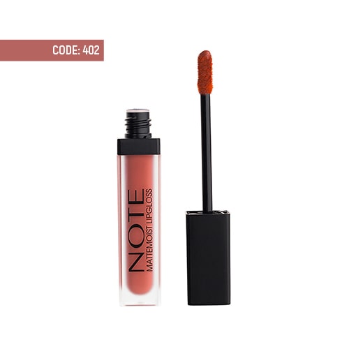 note-mattemoist-lipgloss-402 رژ لب مايع مات و آبرسان نوت شماره ۴۰۲