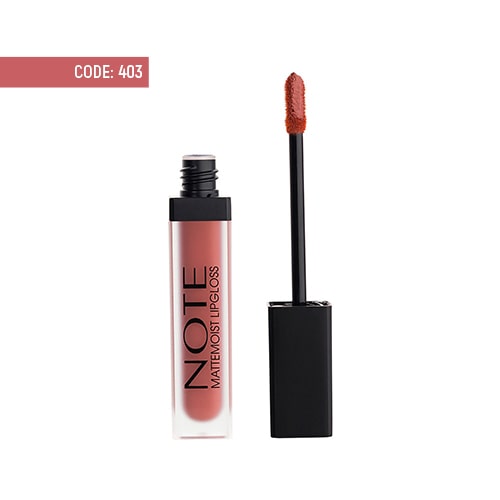 note-mattemoist-lipgloss-403 رژ لب مايع مات و آبرسان نوت شماره ۴۰۳