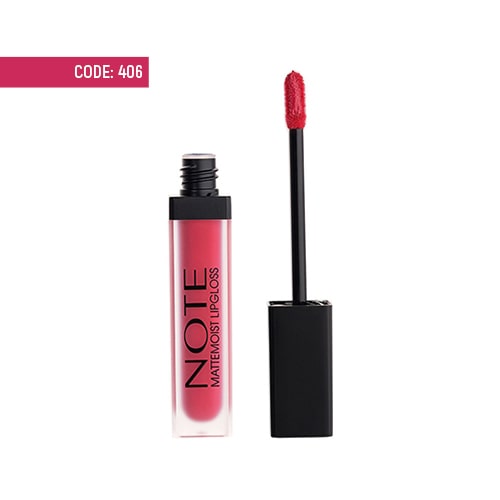 note-mattemoist-lipgloss-406 رژ لب مايع مات و آبرسان نوت شماره ۴۰۶