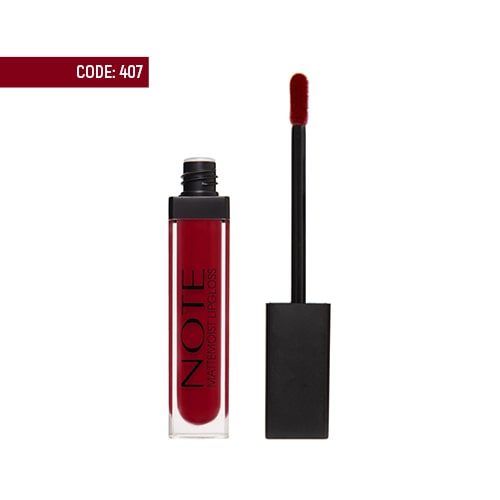 note-mattemoist-lipgloss-407 رژ لب مايع مات و آبرسان نوت شماره ۴۰۷