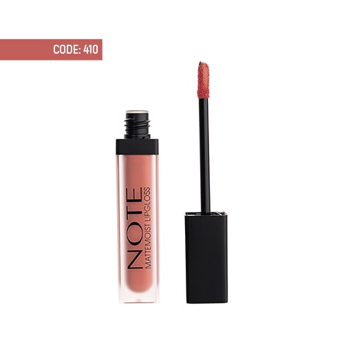 note-mattemoist-lipgloss-410 رژ لب مايع مات و آبرسان نوت شماره ۴۱۰