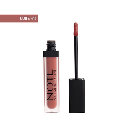 note-mattemoist-lipgloss-413 رژ لب مايع مات و آبرسان نوت شماره ۴۱۳