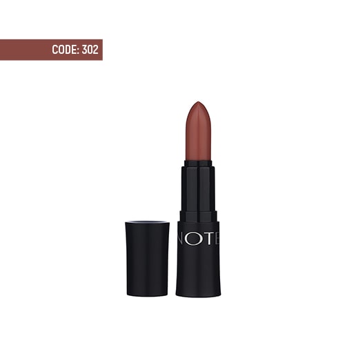 note-mattemoist-lipstick-302 رژ لب جامد مات و آبرسان نوت شماره ۳۰۲