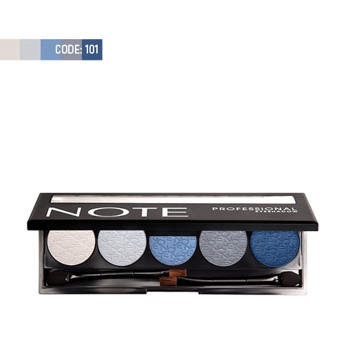note-professional-eyeshadow-101 پالت سايه چشم پروفشنال نوت شماره ۱۰۱