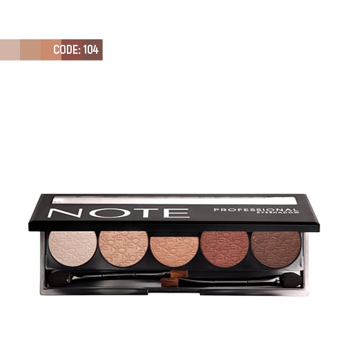 note-professional-eyeshadow-104 پالت سايه چشم پروفشنال نوت شماره ۱۰۴