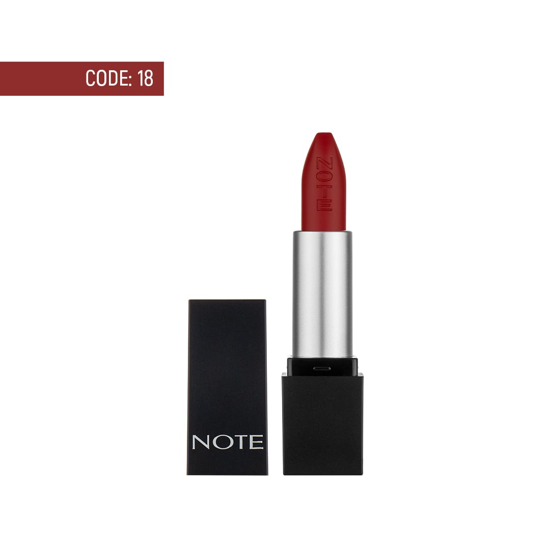 note-mattever-lipstick-18 رژ لب جامد مت اور نوت شماره ۱۸